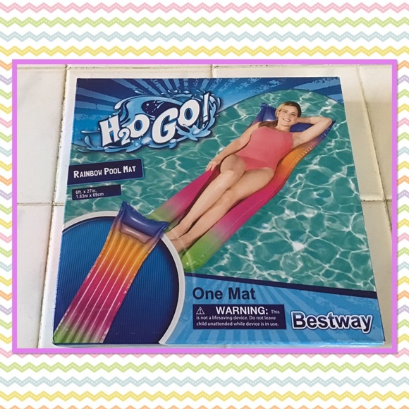 Other - Rainbow pool mat